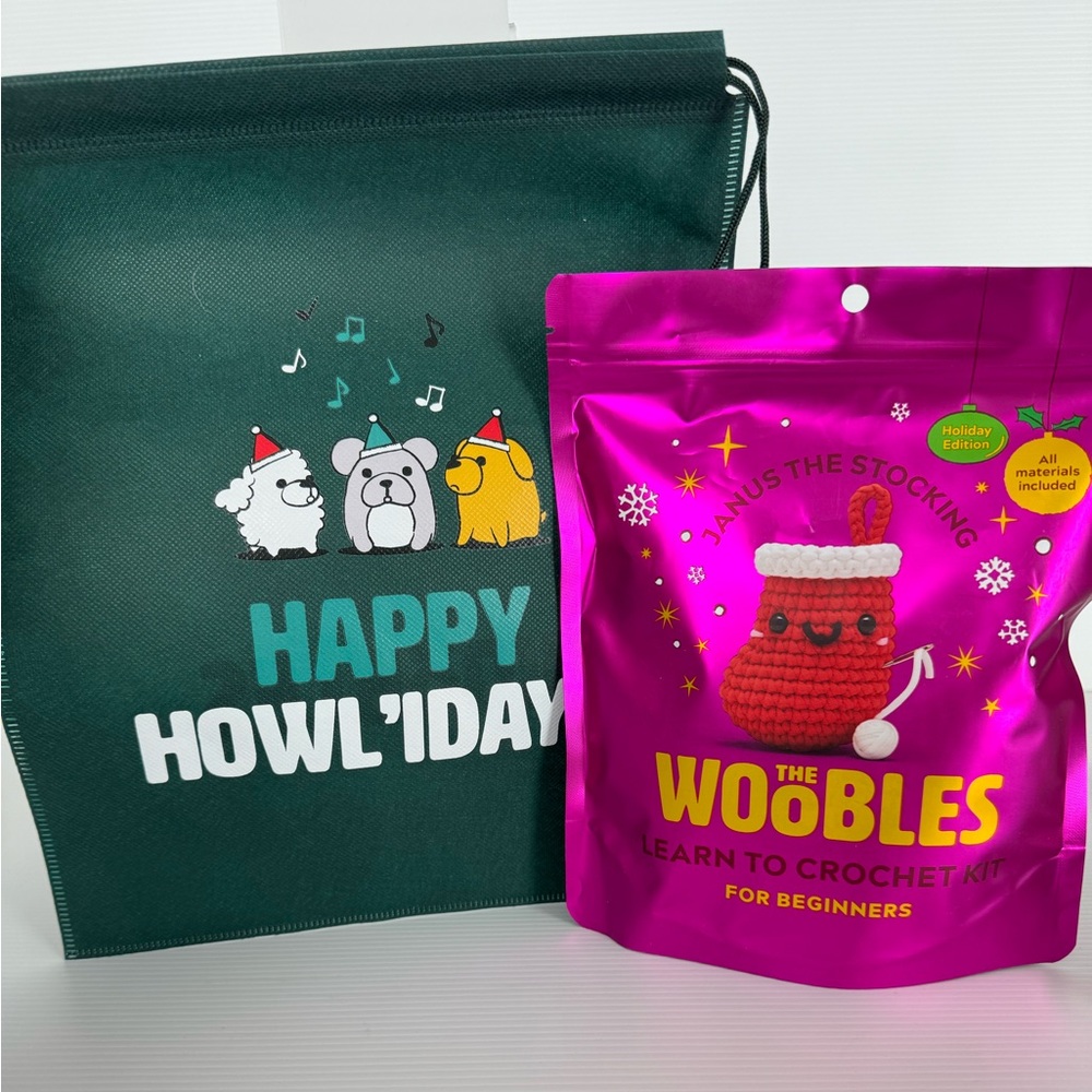 LIMITED HOLIDAY EDITION Janus the Stocking The Woobles GIFT BAG Included